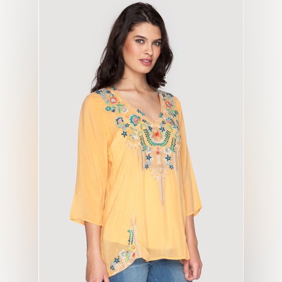 Johnny Was Tops - Johnny Was Tropic tunic top